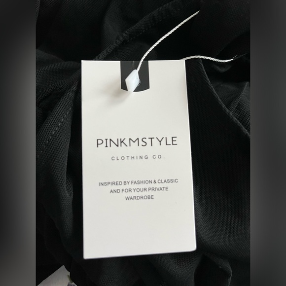 NWT Pink M Style Bodysuit Black Size XL - Picture 6 of 8